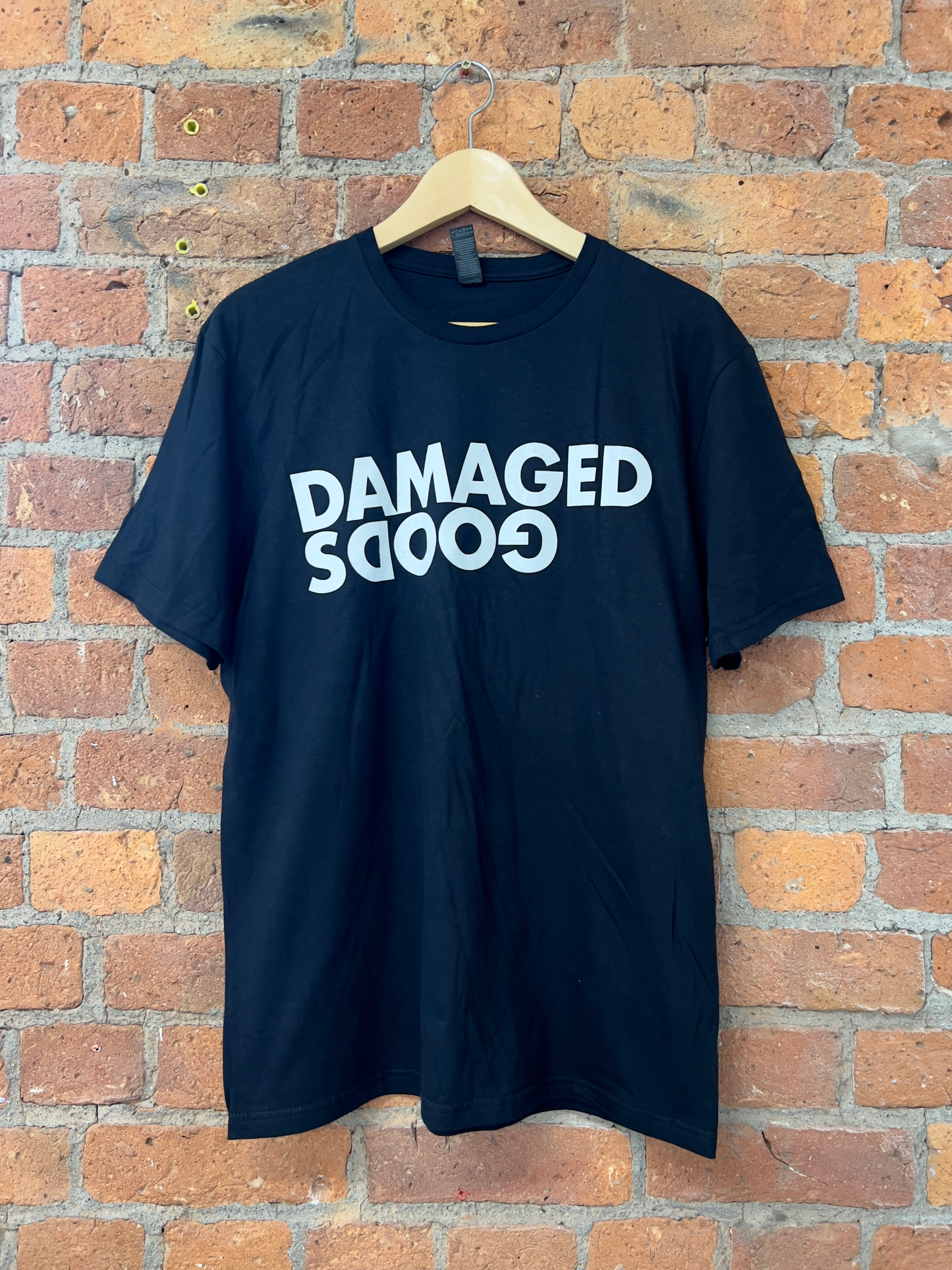 "Damaged Goods" Black Tee
