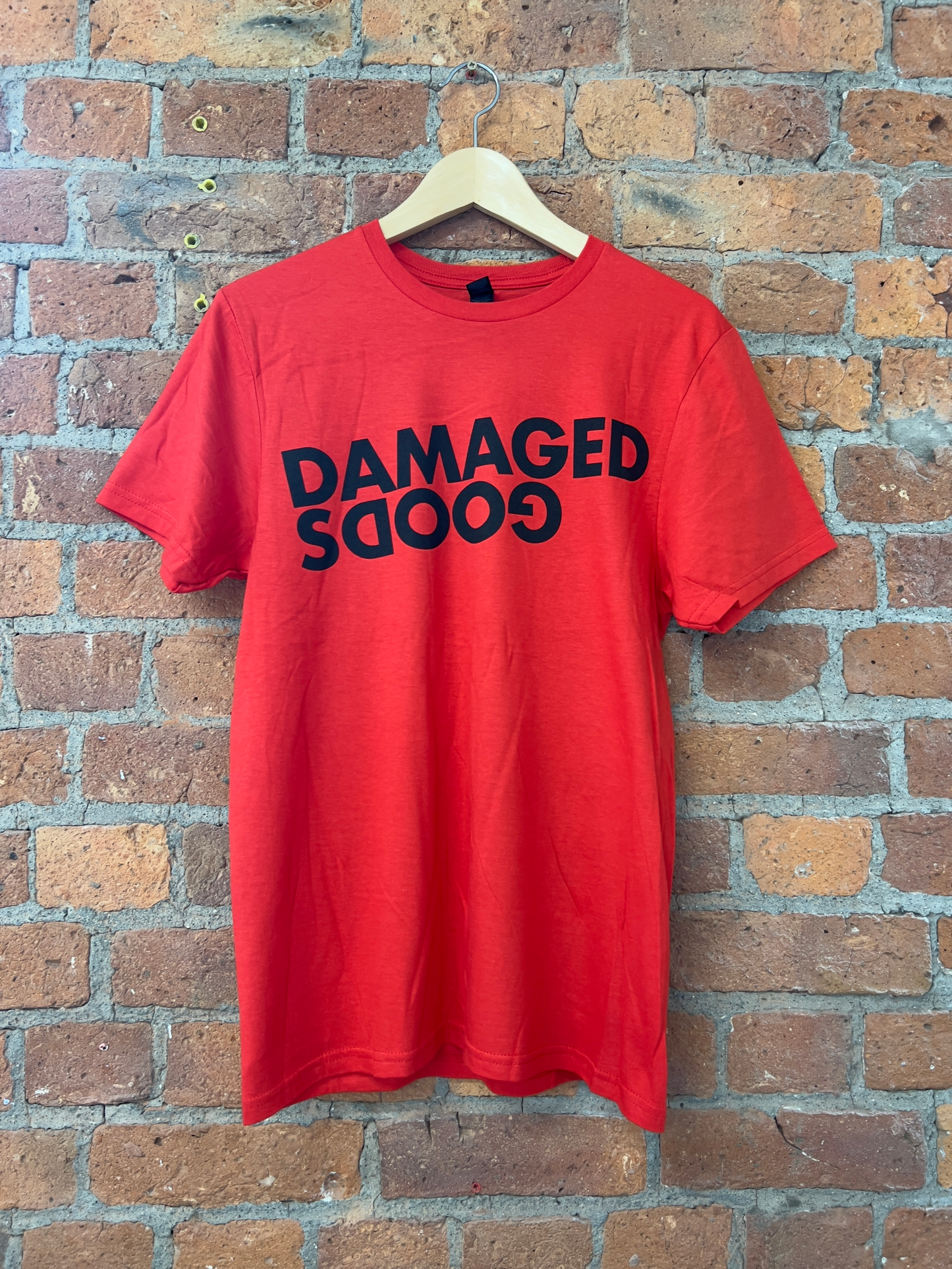 "Damaged Goods" Red Tee